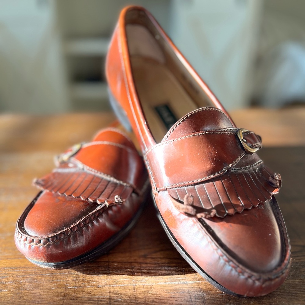 Cole-Hann Classic Brown Leather Loafers men’s 10.5